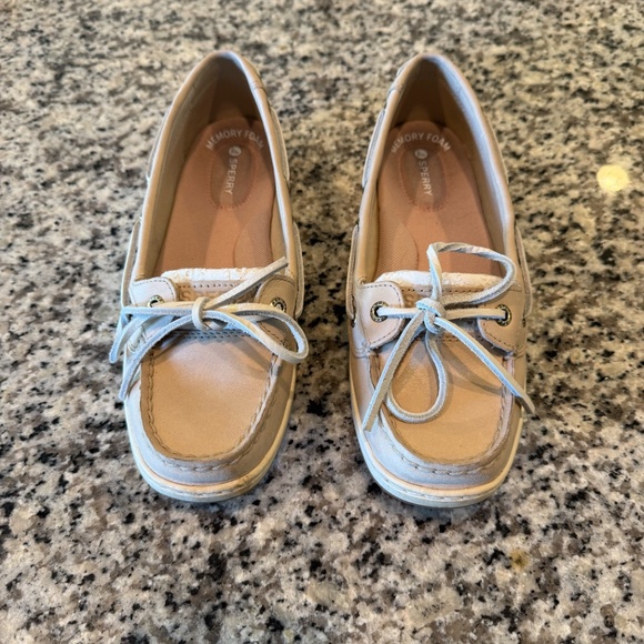 Sperry Angelfish 1 Eye Boat Shoes Light Pink - 7 - Picture 2 of 7